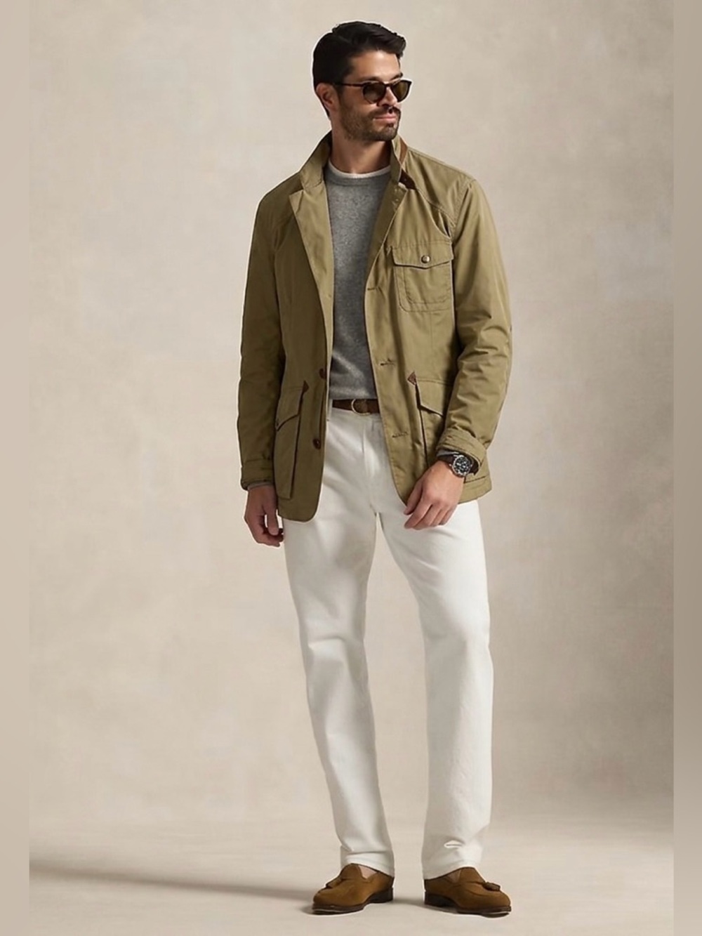 Massimo Dutti khaki limited edition Field Jacket